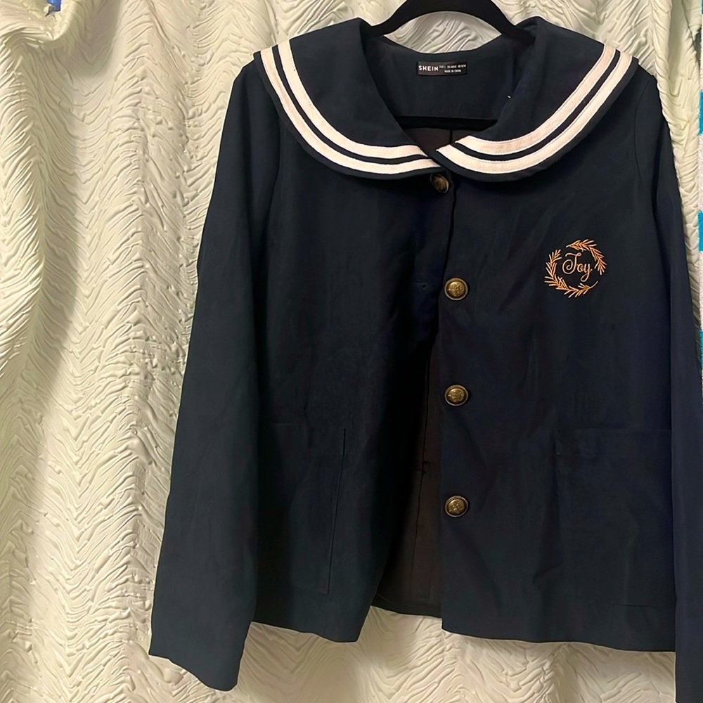 Navy blue coat